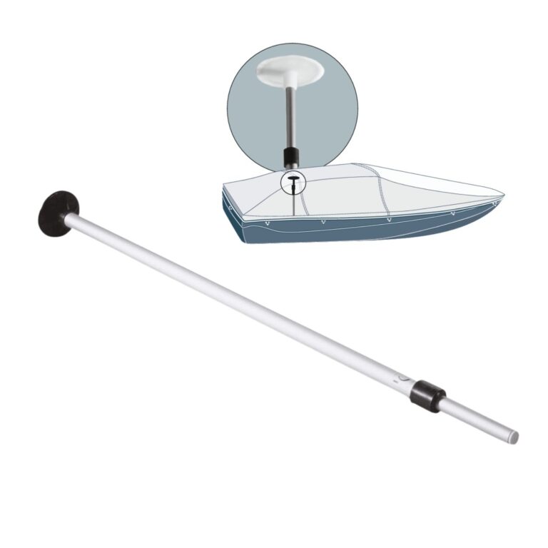 Asta di supporto regolabile per telo copribarca in alluminio da 90 cm a 170 cm